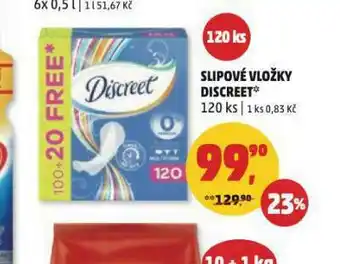 Penny Market Discreet slipové vložky nabídka