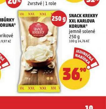 Penny Market Snack krekry xxl karlova koruna nabídka