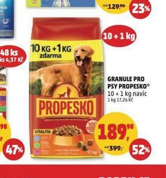 Penny Market Propesko granule pro psy nabídka