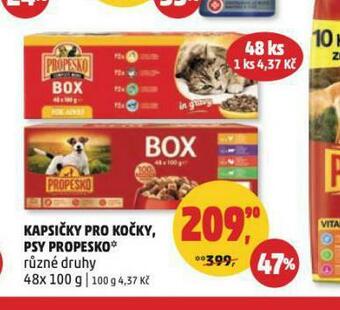Penny Market Propesko kapsičky pro kočky nabídka