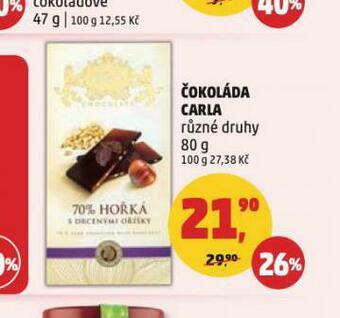 Penny Market Čokoláda carla nabídka