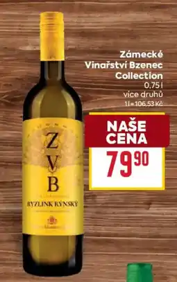 Billa Zámecké Vinařství Bzenec Collection Ryzlink Rýnský nabídka