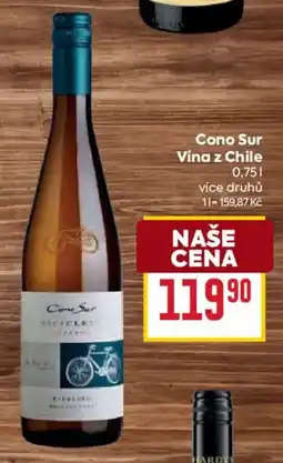 Billa Cono Sur Vína z Chile nabídka