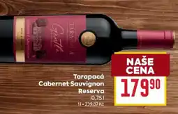 Billa Tarapacá Cabernet Sauvignon Reserva nabídka