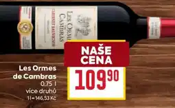 Billa Les Ormes de Cambras nabídka