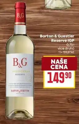 Billa Barton & Guestier Chardonnay Reserve nabídka