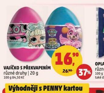 Penny Market Vajíčko s překvapením nabídka