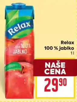 Billa Relax 100 % jablko nabídka