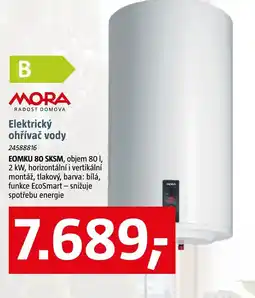 Bauhaus Mora elektrický ohřívač vody nabídka