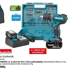 Bauhaus Makita aku šroubovák nabídka