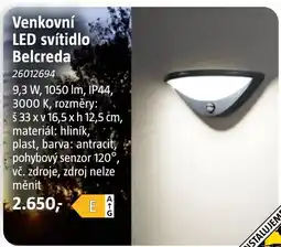Bauhaus Belcreda Venkovní LED svítidlo nabídka