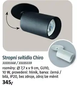 Bauhaus Chiro stropní svítidlo nabídka