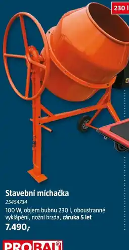 Bauhaus Stavební míchačka nabídka