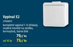 Bauhaus Vypínač E2 nabídka