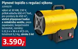 Bauhaus Plynové topidlo s regulací výkonu nabídka