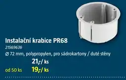 Bauhaus Instalační krabice PR68 nabídka