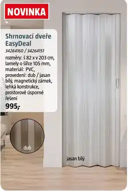 Bauhaus EasyDeal shrnovací dveře nabídka
