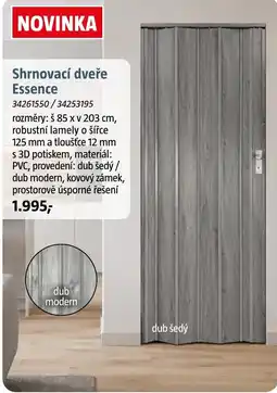 Bauhaus Essence Shrnovací dveře nabídka
