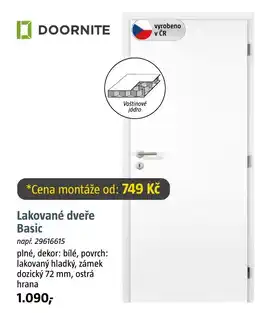 Bauhaus Doornite lakované dveře basic nabídka