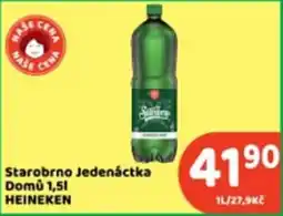 Brněnka Heineken Starobrno Jedenáctka Domů nabídka