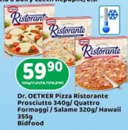 Brněnka Dr. Oetker pizza ristorante nabídka
