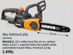 Bauhaus Worx aku řetězová pila nabídka