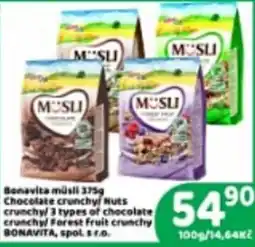 Brněnka Bonavita müsli nabídka