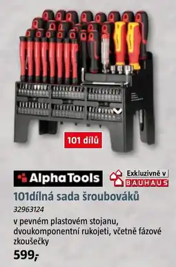 Bauhaus AlphaTools 101dílná sada šroubováků nabídka