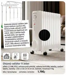 Bauhaus Olejový radiátor 11 žeber nabídka