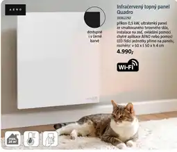 Bauhaus Aeno infračervený topný panel quadro nabídka