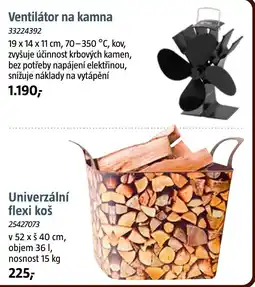 Bauhaus Ventilátor na kamna nabídka