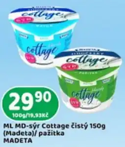Brněnka Madeta sýr Cottage čistý nabídka