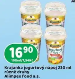 Brněnka Krajanka jogurtový nápoj nabídka