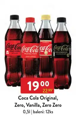 Qanto Coca Cola Original, Zero, Vanilla, Zero Zero nabídka