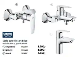 Bauhaus Grohe Serie baterie Start Edge nabídka