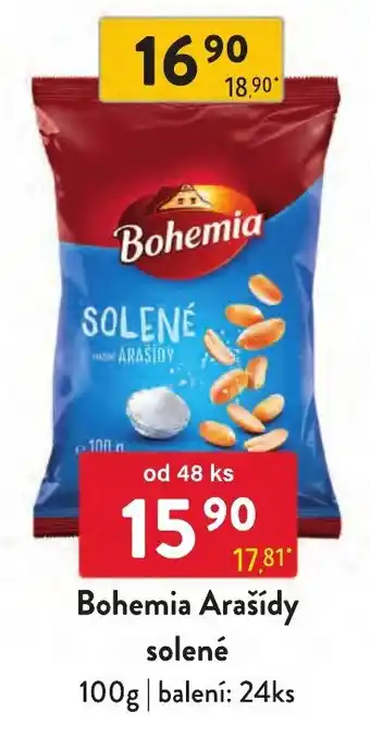 Bohemia arašidy solené