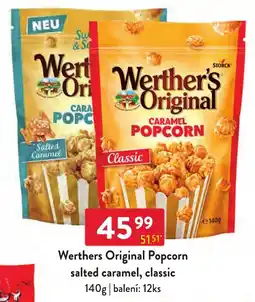 Qanto Werthers Original Popcorn nabídka