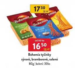 Qanto Bohemia tyčinky sýrové, bramborové, solené nabídka