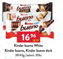 Qanto Kinder bueno white, Kinder bueno, Kinder bueno dark nabídka