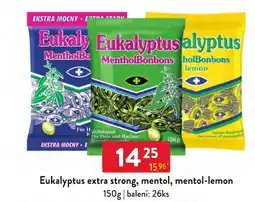 Qanto Eukalyptus extra strong, mentol, mentol-lemon nabídka