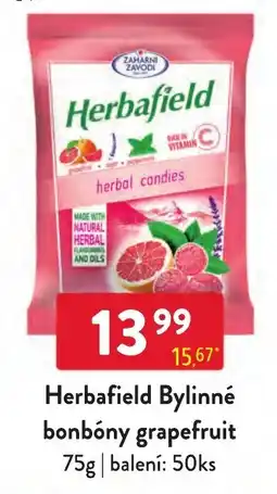 Qanto Herbafield bylinné bonbóny grapefruit nabídka