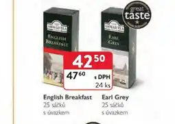 Qanto Ahmad Tea English Breakfast nabídka