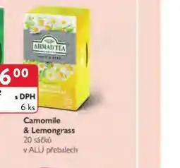 Qanto Ahmad Tea Camomile & Lemongrass nabídka