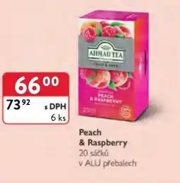 Qanto Ahmad Tea Peach & Raspberry nabídka