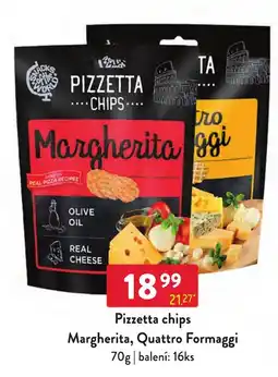 Qanto Pizzetta chips Margherita, Quattro Formaggi nabídka