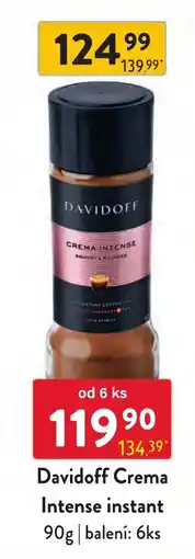 Qanto Davidoff Crema Intense instant nabídka