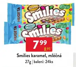 Qanto Nugeta Smilies karamel, mléčná nabídka