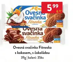 Qanto Ovesná svačinka Fitneska s kokosem, s čokoládou nabídka