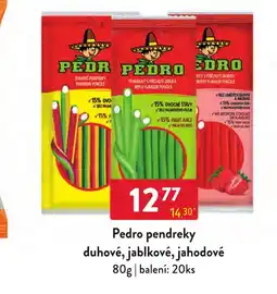 Qanto Pedro pendreky duhové, jablkové, jahodové nabídka