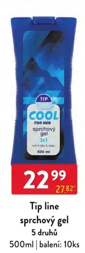 Qanto Tip line sprchový gel nabídka